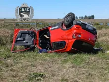 Una mujer murió y dos resultaron heridas tras un despiste y vuelco en ruta 30-Artigas