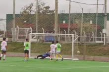 Los chiquilines de la selección de Categoria  11 años en uno de los ultimos entrenamientos.