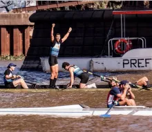 Luciano García, Marcos Sarraute, Martín Zócalo y Leandro Rodas: oro para Uruguay.