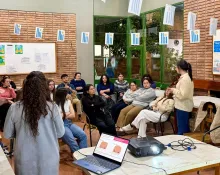 Promueven prevención del cáncer  de mama en el Hogar Estudiantil 