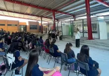 El liceo rural de San Antonio inaugura su nuevo edificio para 350 estudiantes con una inversión de $108 millones