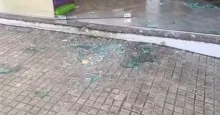 Rompieron la vidriera de un comercio  y sospechan que había dinero en la caja