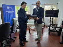 Fortalecen lazos institucionales entre la  Jefatura de Salto y Embajada de Rumania