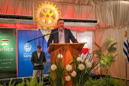 Albisu reafirmó el apoyo del Gobierno Departamental al Rotary Club y anunció doce becas para estudiantes