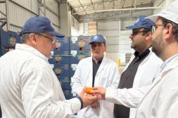 Comitiva de la Junta Departamental  recorrió instalaciones de planta citrícola 