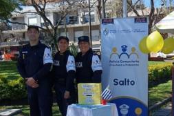 Policía comunitaria acompañó  actividades por prevención del  suicidio realizadas en plaza 33