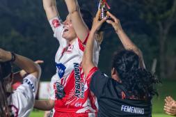 Florencia Acerbis, histórica futbolista de Ceibal, se retira del fútbol luego del último quinquenio obtenido