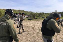 Guardia Republicana entrena  custodia y traslado de valores