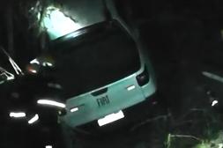 Mujer con politraumatismo moderado tras volcar la camioneta en que viajaba