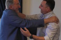 El intendente Carlos Albisu  recibió al gobernador del  Distrito Rotary 4945 en Salto