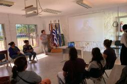 Colonia Lavalleja: jóvenes en taller de violencia de género 