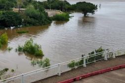 Leve descenso en la cota  mínima del río Uruguay  tras reducción en caudal