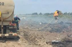 Preocupación en vertedero  ante los riesgo de incendios