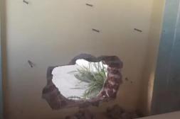 Hicieron un boquete en un comercio para robar