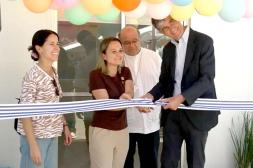 Rotary Salto y Bologna Sud inauguraron aula de vanguardia en el CAIF Nuestra Señora de Fátima