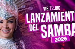 Escuela de Samba  "La Estrella" hace su presentación en Lazareto