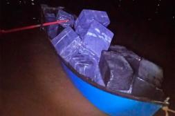 Prefectura incautó contrabando de  cigarrillos y Aperol en río Uruguay