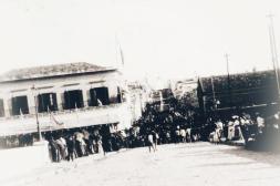 Fotografías antiguas de Salto: Llegada del Presidente José Batlle y Ordóñez a Salto