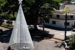 Encendido de Árbol Navideño  se adelanta para mañana ante los pronósticos de mal tiempo