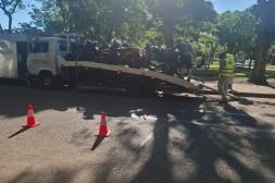 Incautan una veintena de vehículos  en coordinación policial y municipal