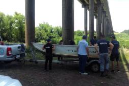 El CECOED apoyó a Prefectura en  el rescate de dos personas y un perro 