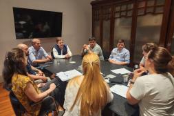 Intendencia y Centro Comercial  abordan  acciones vinculadas  al tránsito y servicios