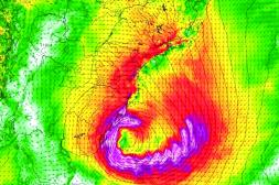 Alertan a “tomar en serio” el ciclón extratropical