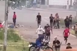 Balazos, pedradas y corridas: investigan  brutal enfrentamiento entre dos bandas