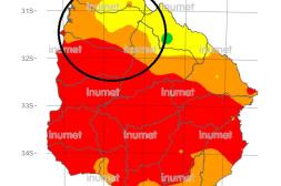 Salto volvió a elevar nivel de  riesgo por incendios forestales