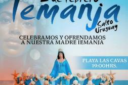 Preparan Día de Iemanjá: fe, tradición y un pedido urgente ante riesgo de imagen por erosión costera
