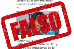 UTE alerta intentos de estafa con la imagen de su presidenta 