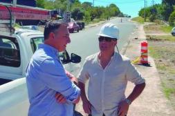 Intendente Carlos Albisu recorrió distintos barrios  y zonas de la ciudad