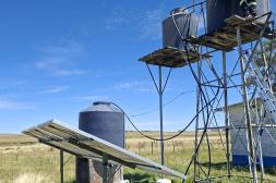 Se instaló primera bomba  Solar y permanente de agua 
