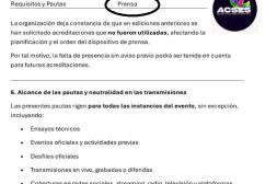 ACSES impone un "bozal" al periodismo local bajo la amenaza de expulsión y empaña los desfiles de Samba