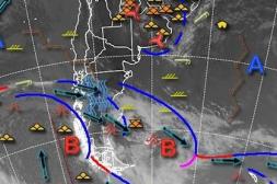 Lluvias y traerán un marcado  descenso en las temperaturas