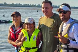 Intendente Carlos Albisu destacó  el valor turístico de "Salto al Agua"