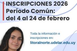 Próximo martes finaliza el Período de inscripciones para ingresar a la Udelar