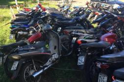 Intensifican operativos de tránsito  con más de 100 motos incautadas 