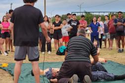 Se realizó en Salto taller de prevención de  ahogamiento con simulacro en costanera