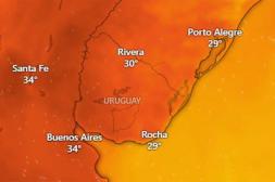 Meteorólogo anuncia cinco días  de altas temperaturas en Uruguay