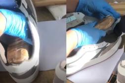 Llevaban cocaína en los  championes y fueron detenidos