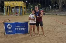 Voley playa: La dupla Juanena- Pirez se quedó  con la 2da fecha de la categoría Mixta