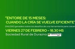 Expo Durazno: jornada sobre  entore de 15 meses con  panelistas de primer nivel