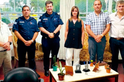 Centro Comercial de Salto coordina acciones con la nueva cúpula policial