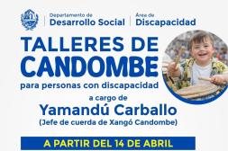 Talleres de candombe inclusivos  para personas con discapacidad