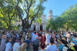 En el inicio de la Semana Santa Monseñor  Fajardo presidió el Domingo de Ramos