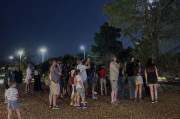 Bajo el brillo de la luna llena: ciencia y estrellas fueron los protagonistas de una noche mágica en Salto Grande