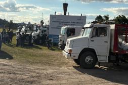 Transportistas de carga se manifestaron  en contra de la guía de carga electrónica