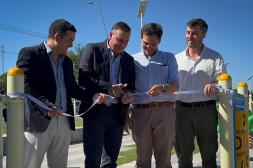 Intendente Albisu, alcalde Zuliani y la OPP  inauguran obras de acceso a Pueblo Belén