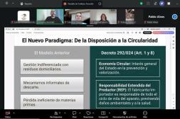 Realizaron capacitación de normativa  ambiental a sector de venta electrónica